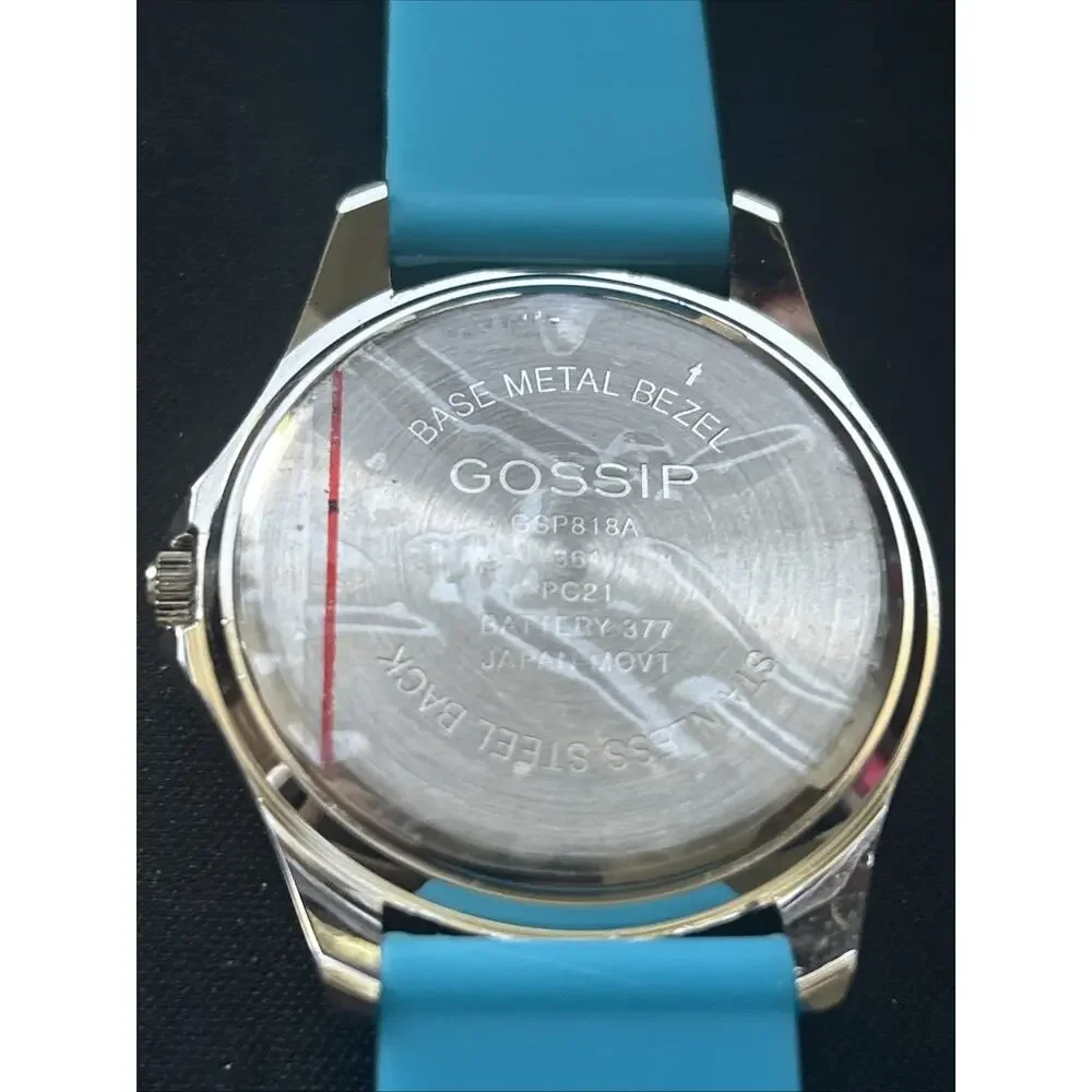 Gossip Blue Dial Bezel And Band Women’s Quartz Watch